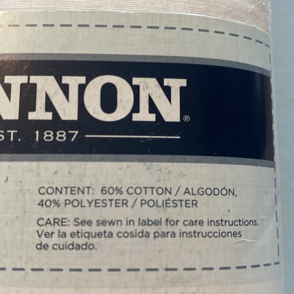 NWT Cannon Twin XL Flat Sheet - Picture 3 of 3